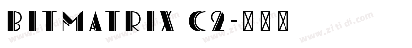 bitMatrix C2字体转换
